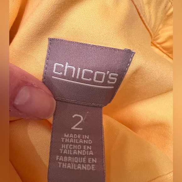 Chico’s Non Iron Cotton Top NWOT Size 12 - Picture 10 of 10